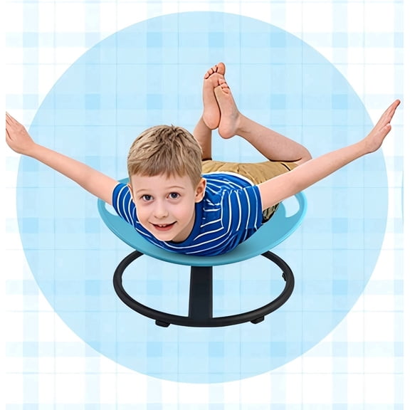 Spinning Chair for Kids, Rounded Swivel Seat for Indoor Active Play