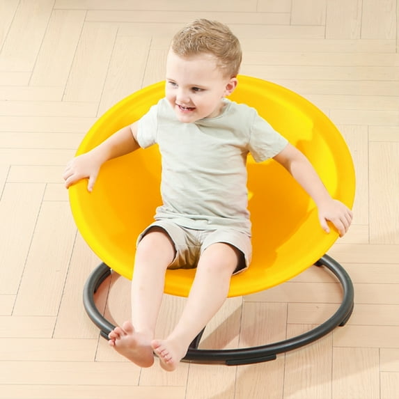Spinning Chair for Kids, Sensory Swivel Chair Enhancing Motor Skills, Educational Indoor & Outdoor Toys
