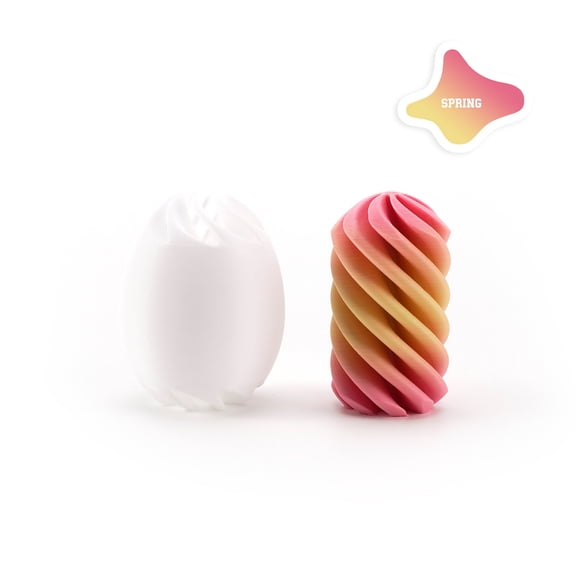 Spinning Easter Egg Toy with Soothing Music, Sensory Fidget Egg for Stress Relief, Musical Easter Ornament and DIY Craft Ornament