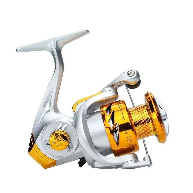 Fishing Reel Spinning 1000-6000 Series Metal Spinning Reel For Saltwater  With Left/right Interchangeable Handle 