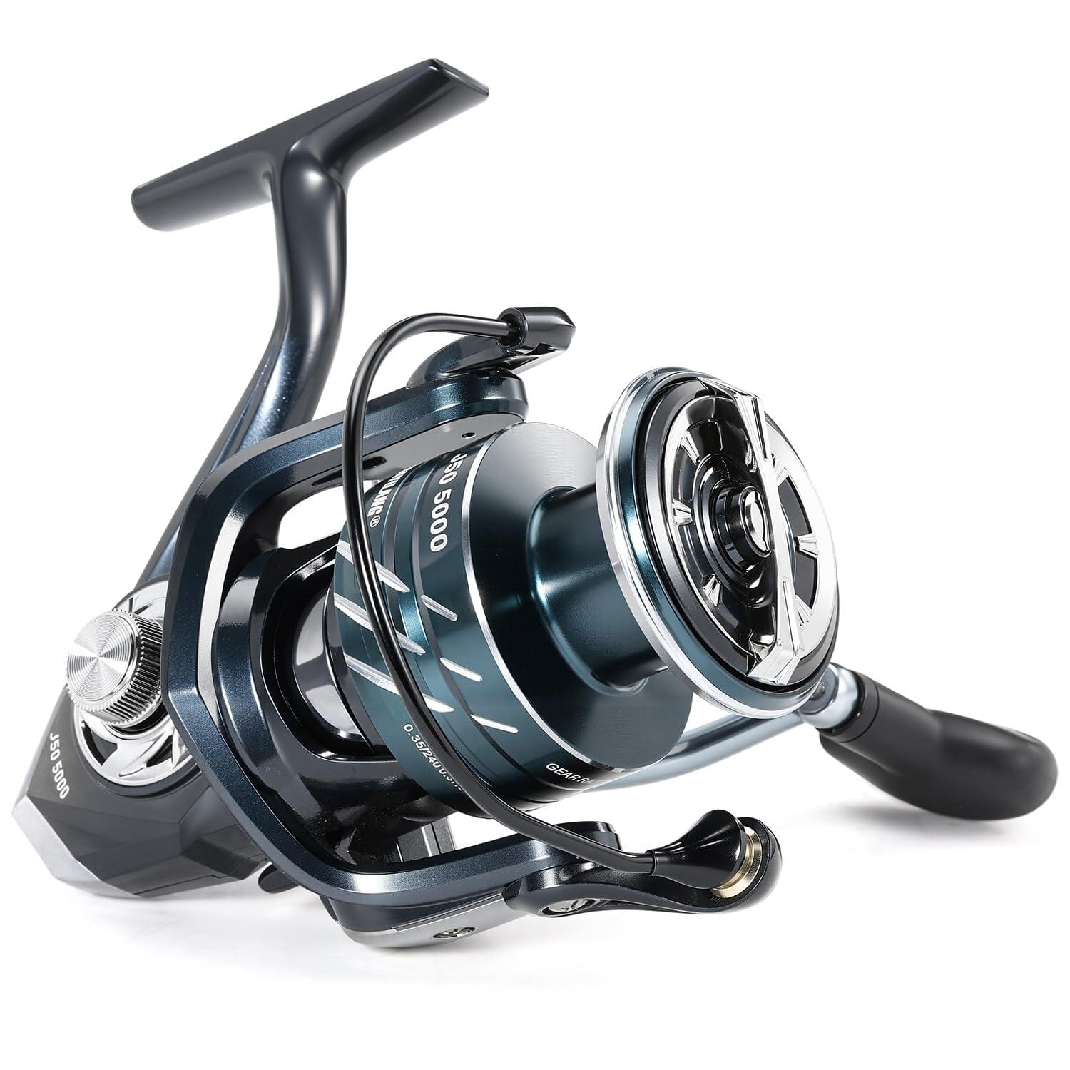 Spinning Fishing Reel 5.0:1/4.7:1 Gear Ratio 3+1bb High Strength Aluminum Design Ultra-smooth Operation With Free Balance Bar 1000 2000 3000 4000 5000series