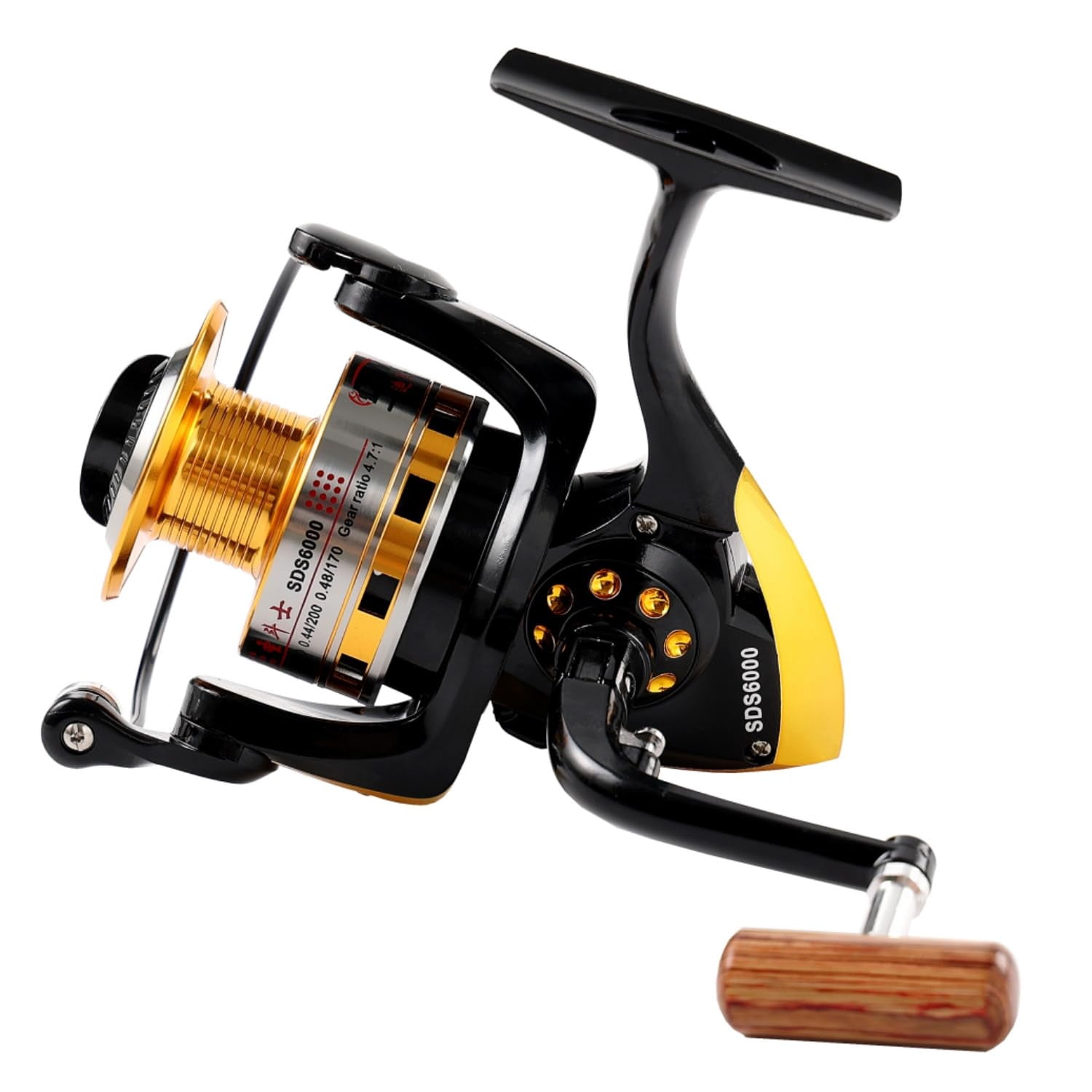 Spinning Fishing Reels For Saltwater Freshwater 1000 2000 3000 4000 5000 6000 Series Spool Left/right Interchangeable Trout Carp Reel Light And Smooth