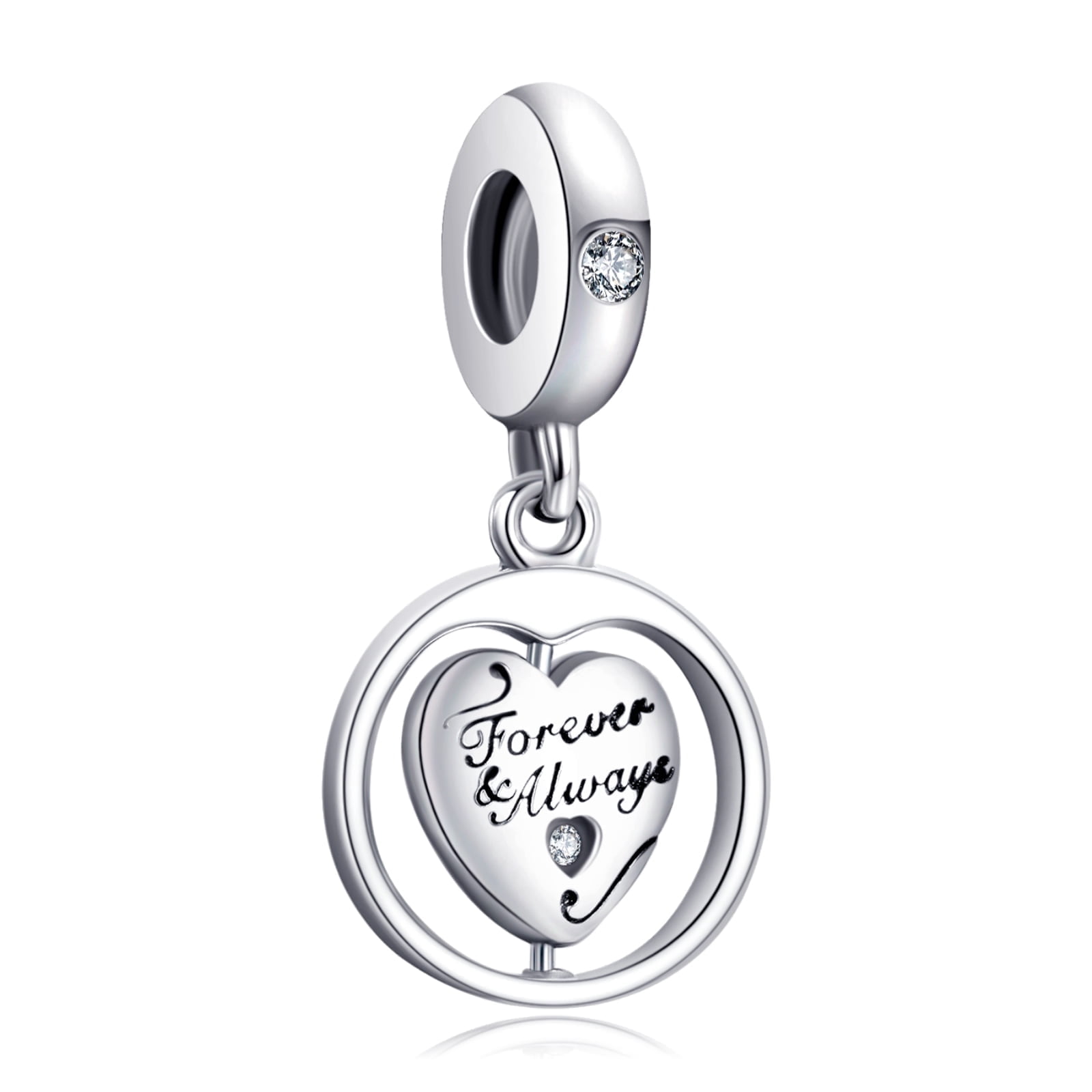 Spinning Forever Always Soulmate Dangle Charm for Women Moment Bracelet ...