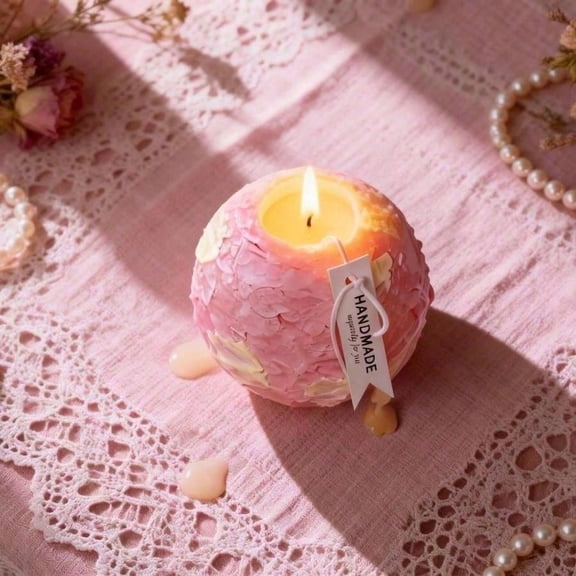 Spinning Globe Shape Scented Candle - Romantic Aromatherapy Candle For Relaxation, Sophisticated Home Decor Element