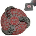 thumbnail image 1 of Spinning Mechanical Metal Dice Spinner, Polyhedral Roulette DND Dice for Dungeons & Dragons & Tabletop RPG Games,Red, 1 of 7