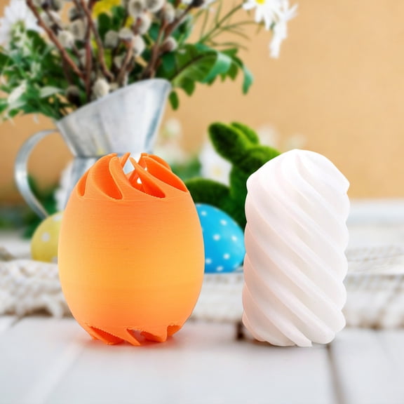 Spinning Music Easter Egg Decompression Toy, Sensory Stress Relief Egg for Adults, Calming Desk Decor Spring Party Favor Gift