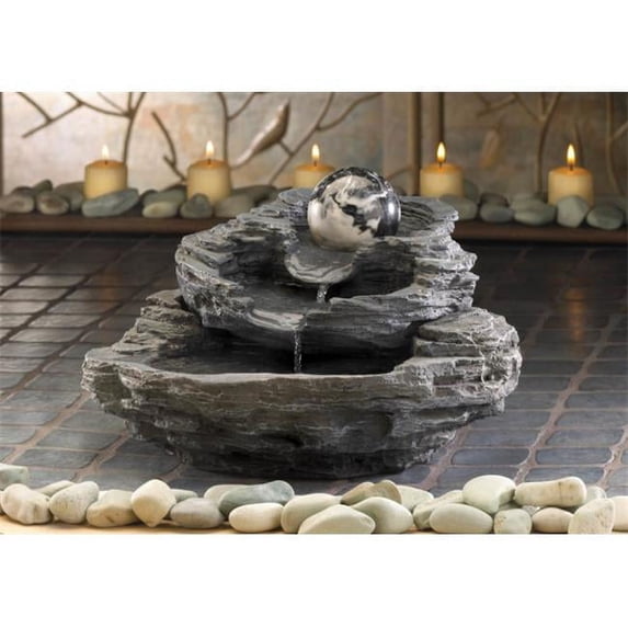 Spinning Orb Tabletop Fountain