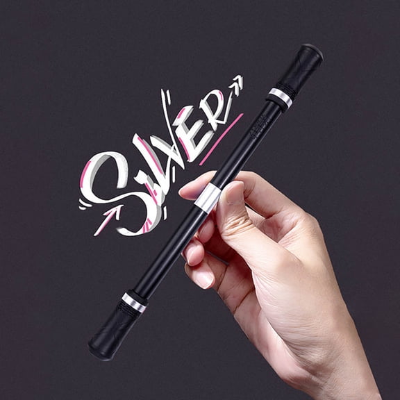 Spinning Pen Rolling Finger Rotating Gaming Trick Pen Mod with Tutorial No Refill Stress Releasing Brain Training Toys for Valentine's Day Adults Office Supplies Gifts