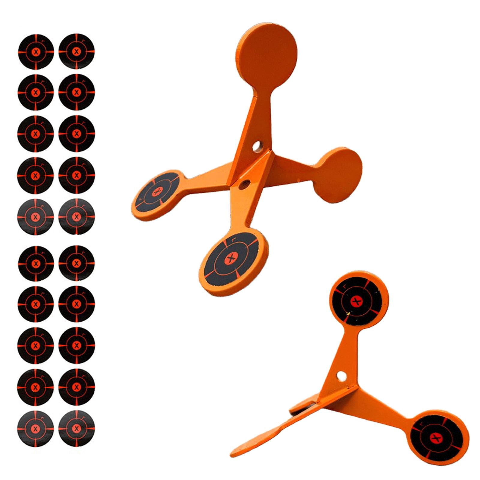 Spinning Shooting Target Thickened Flip Rolle, 10 Sheets of Splash Target Paper, Indoor/Outdoor Small Flip Roller Shooting Targets for Airsoft, Pellet Guns, Recreational Shooters