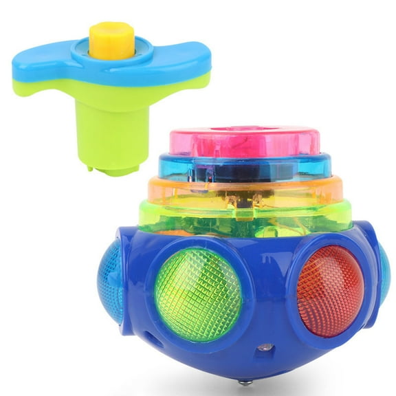 Spinning Top Toys of Kids Stocking Stuffers Light up Toys Spinning Tops with Music Spinning Toy LED Flashing Spinning Toys for Kids, Party Favors Goodie Bag Fillers Glow Dark Party Supply Bulk Toys