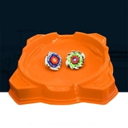 Spinning Top, Spinning Toy, Toy Battle, Arena, All Ages Toy, Plastic, 12 in Diameter, Orange, Competitive Play Surface, 1 Pc