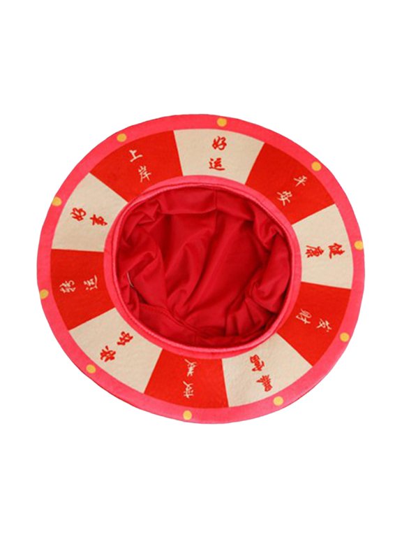 Spinning Wheel Hat Whimsical Headpiece Rotating Wheel Prop Soft PP Cotton Filled for Adult Carnival Event Party