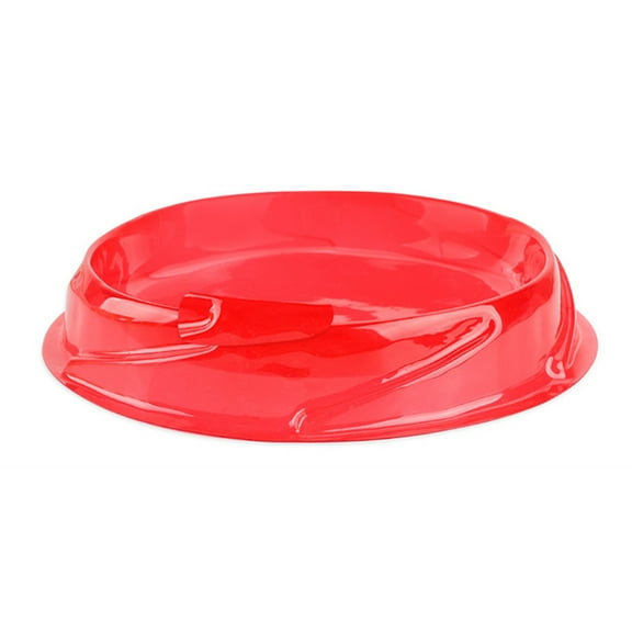 Spinning top Battle Arena, Bright Red Glossy Plastic Build with Containment Rim, for indoor and Outdoor Beyblade Matchups and Group Playtime