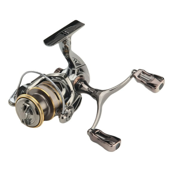 Spinnings Fishing Reel 5.2:1 Gear Ratio with Left/Right Interchangeable Collapsible Handle 13Lbs Drag Fishing Reel