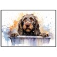 thumbnail image 1 of Spinone Italiano Dog Canvas Bathroom Décor - Unique Bath Wall Decor - Modern Canvas Bathroom Wall Art - Room Decor - Bathroom Decorations - Restroom Sign - Wall decor living room, 1 of 4