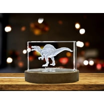 Spinosaurus Dinosaur 3D Engraved Crystal 3D Engraved Crystal Keepsake/Gift/Decor/Collectible/Souvenir