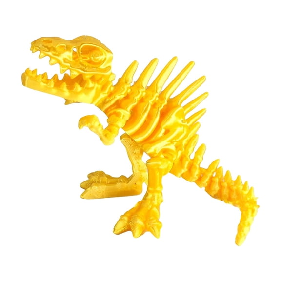 Spinosaurus Skeleton 3D Printed Large Articulated Dinosaur Fossil Figure Multi Jointed Bone Model for Museum Style Desktop Decoration