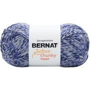 Spinrite 161010-10001 Bernat Softee Chunky Twist Big Ball Yarn&#44; Midnight