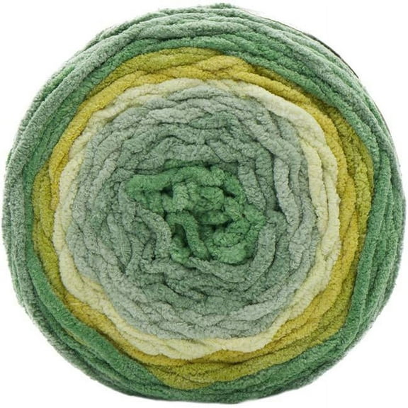 Spinrite 161036-36012 Bernat Blanket Ombre Yarn, Green