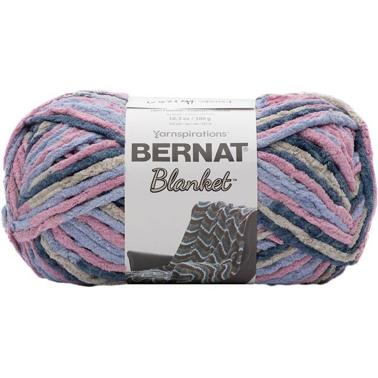 Bernat Blanket Big Ball Yarn-Purple Plum