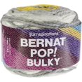 thumbnail image 1 of Spinrite 161393-93014 Bernat Pop Bulky Yarn - Zesty Gray, 1 of 2