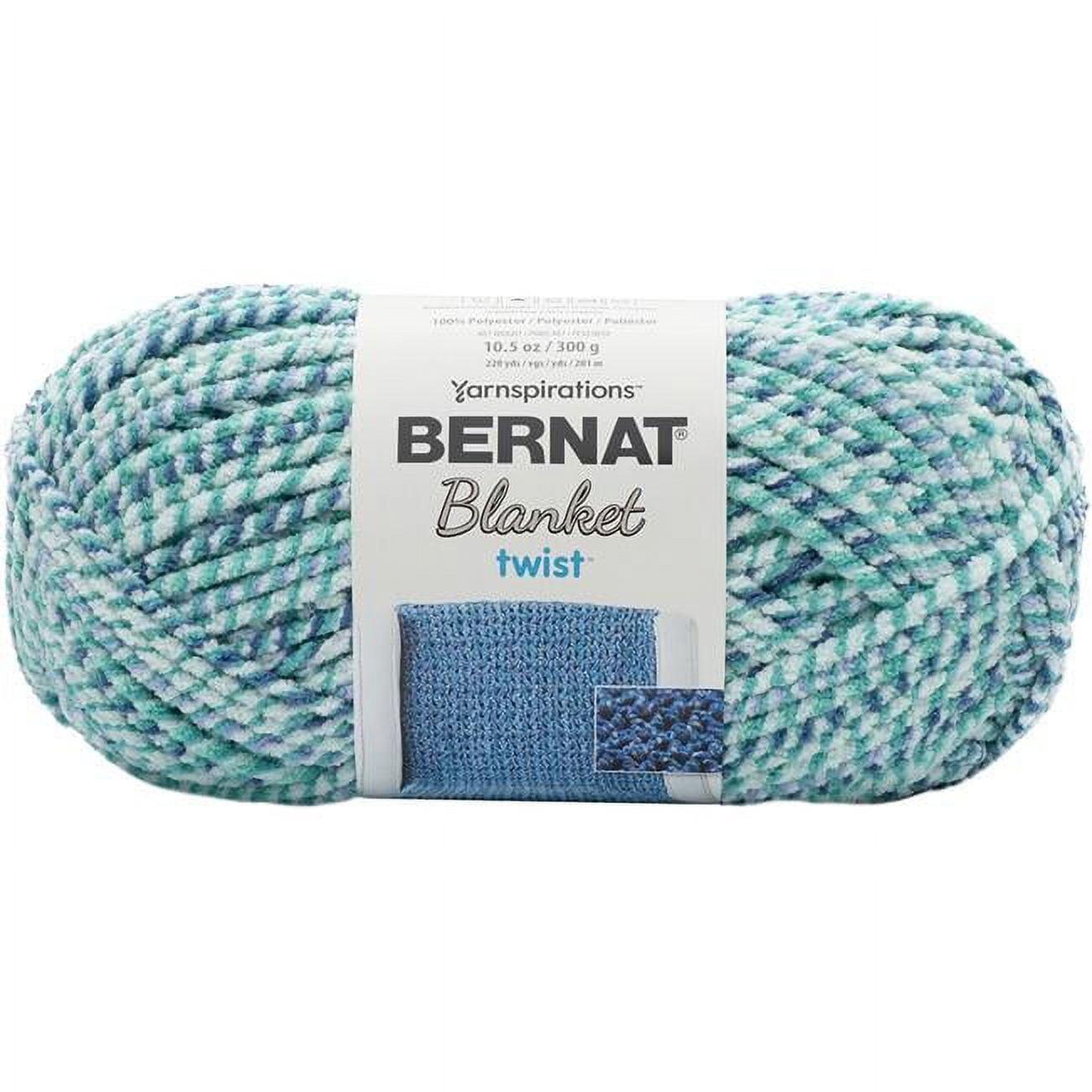 Spinrite 161957-57005 Bernat Blanket Twist Yarn, Making Waves