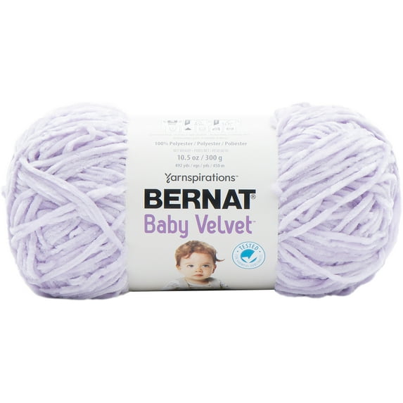 Bernat Baby Velvet Big Ball Yarn-Lilac Blooms