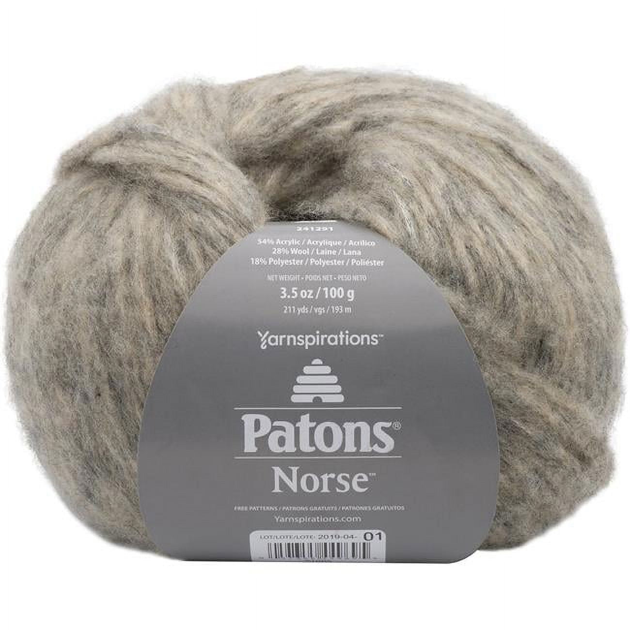 Spinrite 241291-91005 Patons Norse Yarn, Camel