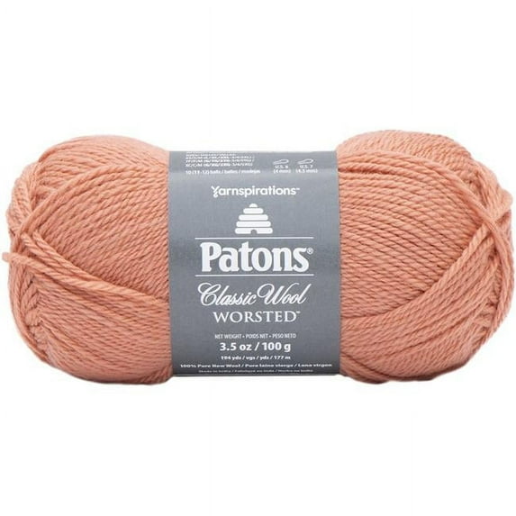 Patons Classic Wool Yarn-Coral Peach