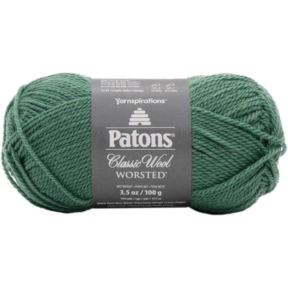 Patons Classic Wool Yarn-Rich Grass