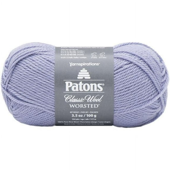 Spinrite 244077-77775 Patons Classic Wool Yarn, Misty Thistle