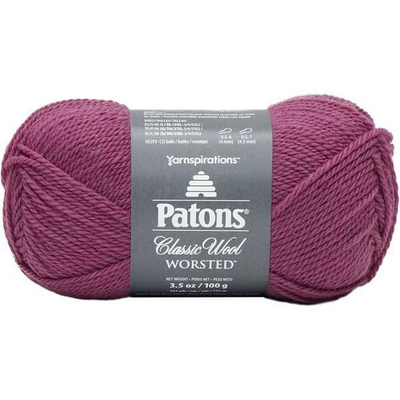 Patons Classic Wool Yarn-Rich Raspberry