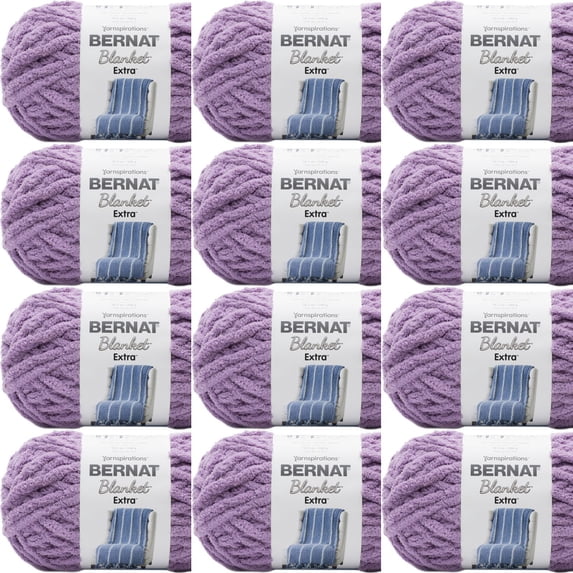 Spinrite Bernat Blanket Extra Yarn - Gray Orchid, 1 Pack of 12 Piece
