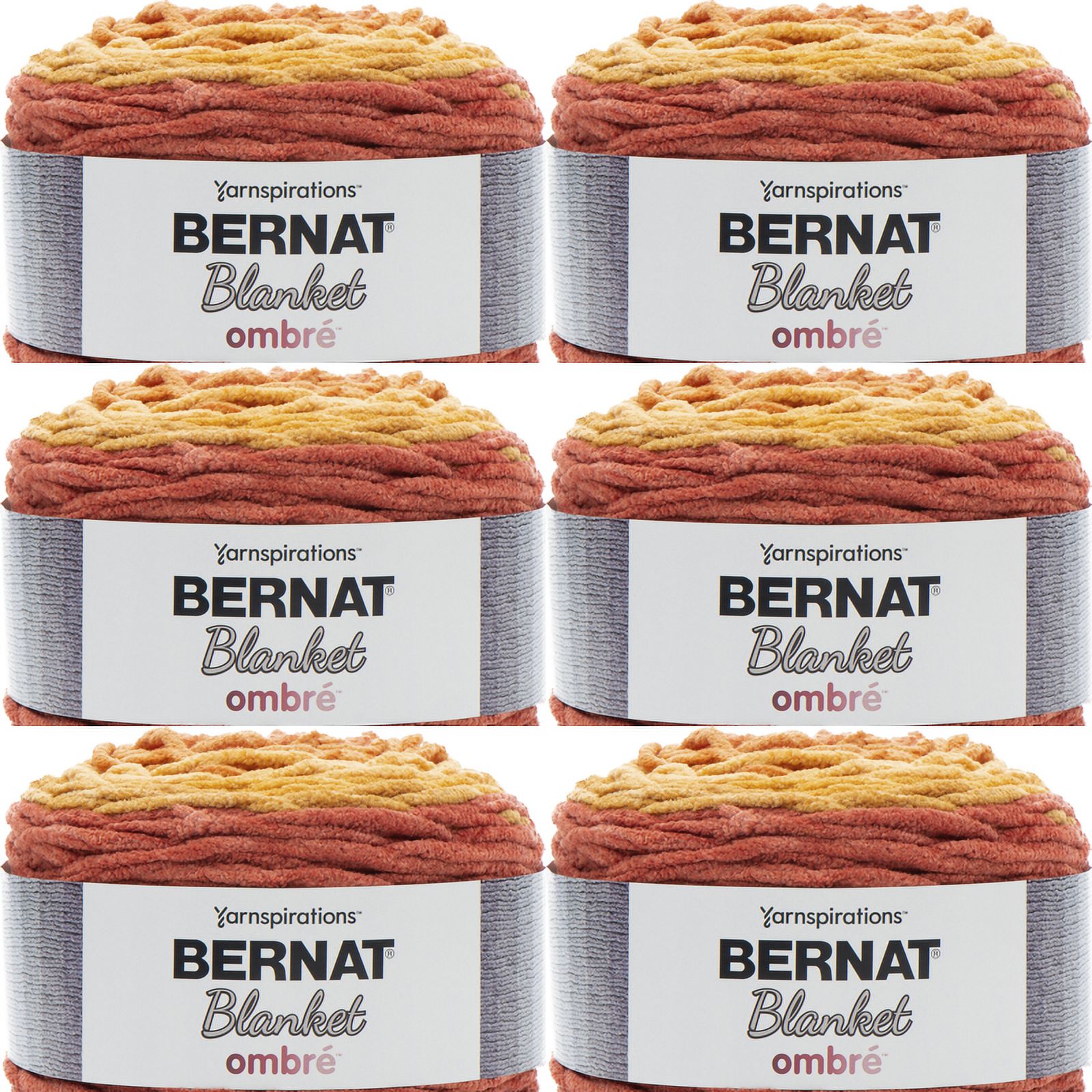 Spinrite Bernat Handicrafter Cotton Yarn - Gomitolo Di Cotone Da 340g Per Uncinetto E Maglia (Sonoma Print)