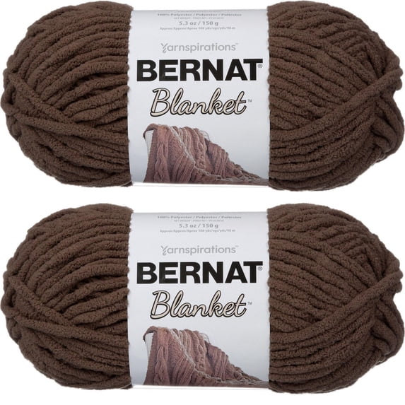 Spinrite Bernat Blanket Yarn - Taupe, 1 Pack of 2 Piece