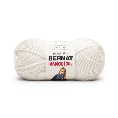 Bernat Fabwoolous Yarn-Cream