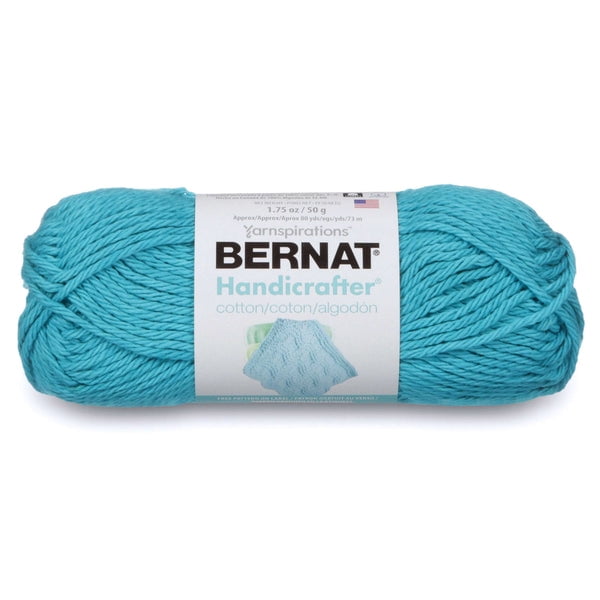 Spinrite Bernat Handicrafter Cotton Yarn - Solids - Mod Blue, 1 Pack of 6 Piece