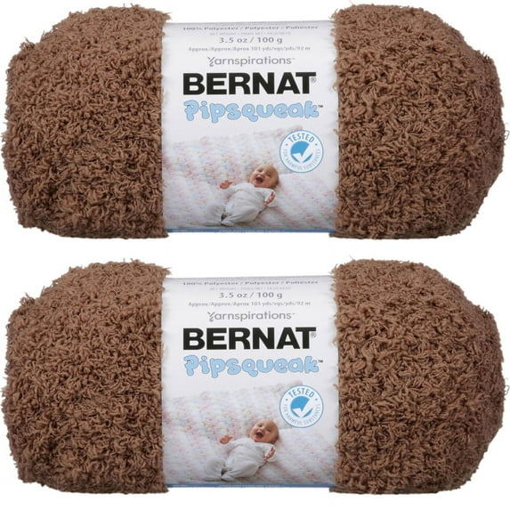 Spinrite Bernat Pipsqueak Yarn - Chocolate, 1 Pack of 2 Piece