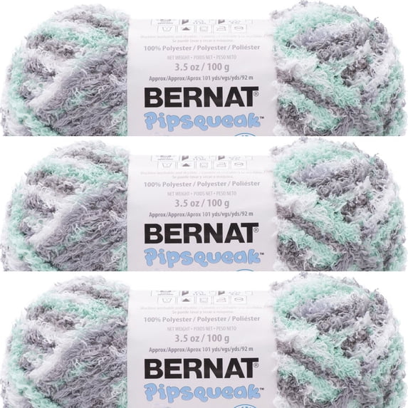 Spinrite Bernat Pipsqueak Yarn - Seaspray Variegated, 1 Pack of 3 Piece