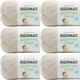 thumbnail image 1 of Spinrite Bernat Softee Baby Cotton Yarn - Feather Gray, 1 Pack of 6 Piece, 1 of 1