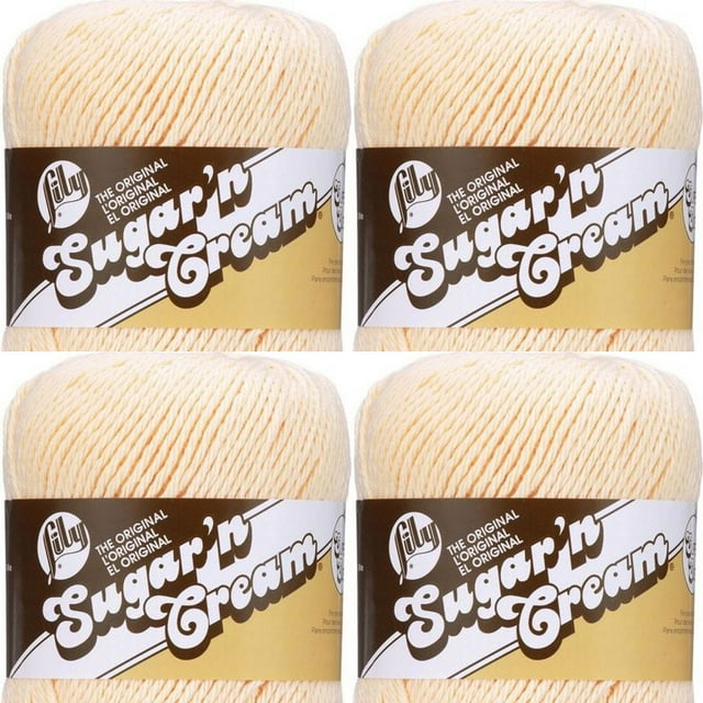 LILY Sugar 'N Cream Yarn - Soft Ecru