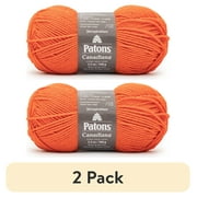 (2 pack) Spinrite Patons Canadiana Yarn - Solids-Pumpkin