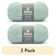 (2 pack) Spinrite Patons Canadiana Yarn - Solids-Sea Glass