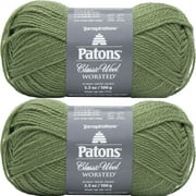 Spinrite Patons Classic Wool Yarn - Meadow, 1 Pack of 2 Piece
