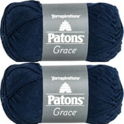 Spinrite Patons Grace Yarn - Navy, 1 Pack of 2 Piece
