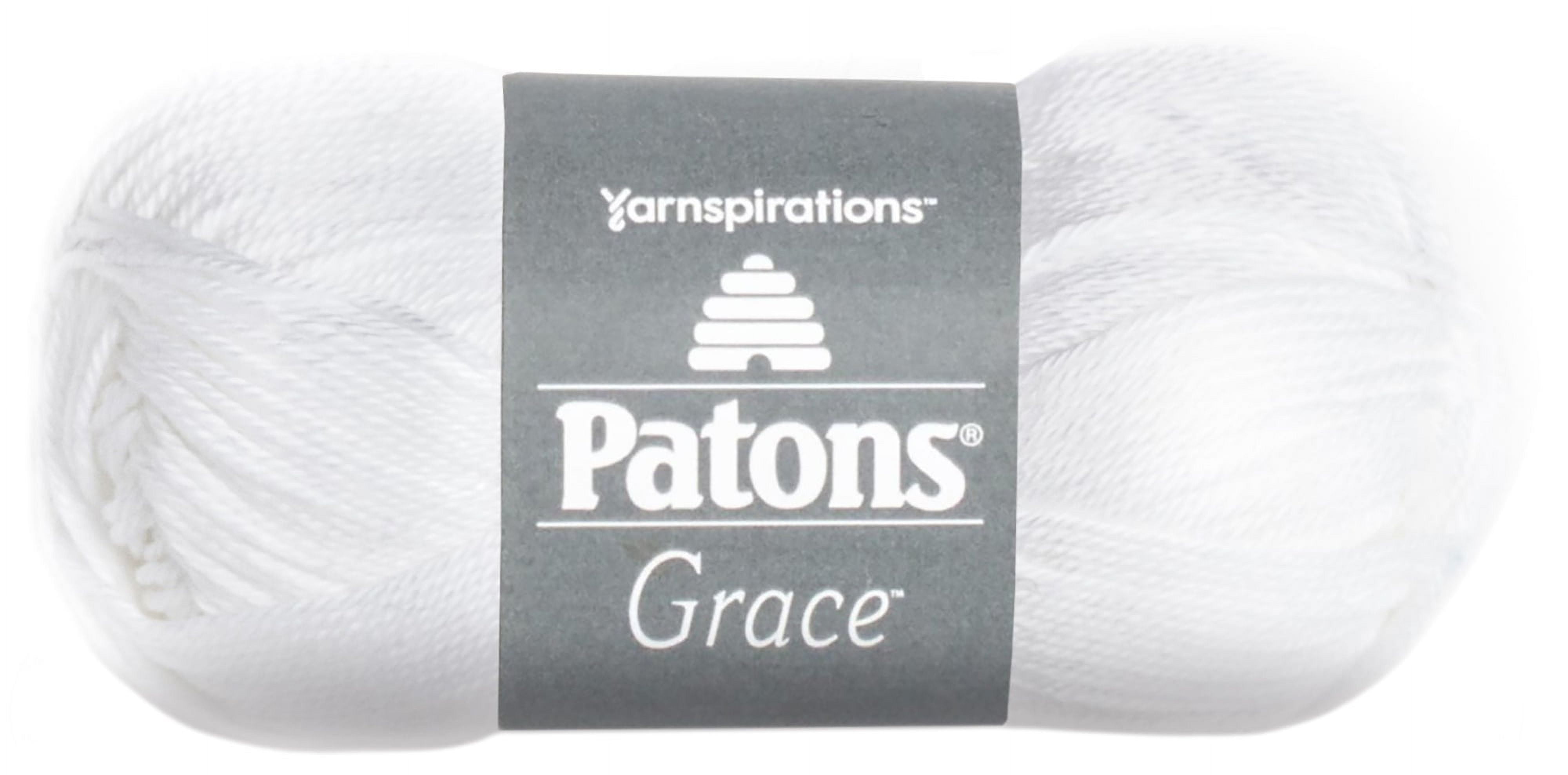 Spinrite Patons Grace Yarn - Snow, 1 Pack of 1 Piece