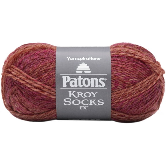 Spinrite Patons Kroy Socks FX Yarn-Geranium