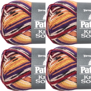 Patons Kroy Socks Yarn 6-Pack - 75% Washable Wool 25% Nylon Red