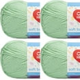 thumbnail image 1 of Spinrite Red Heart Soft Baby Steps Yarn - Baby Green, 1 Pack of 4 Piece, 1 of 1