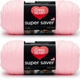 thumbnail image 1 of Spinrite Red Heart Super Saver Yarn - Baby Pink, 1 Pack of 2 Piece, 1 of 1